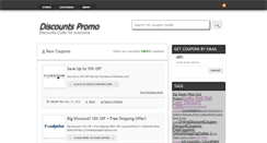 Desktop Screenshot of discountspromo.com